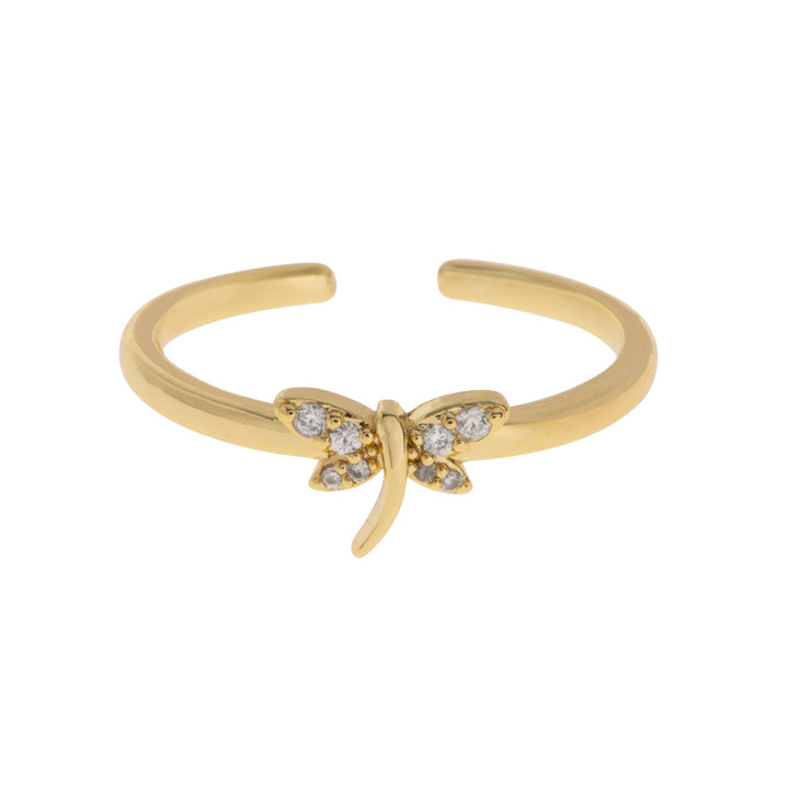 Noya - Dragonfly Crystal Ring