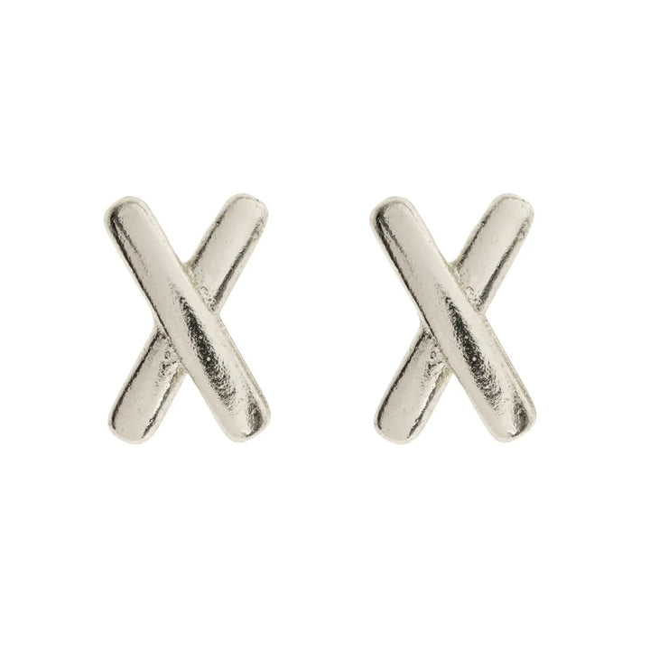 Dixie - Cross Minimalistic Stud Earrings