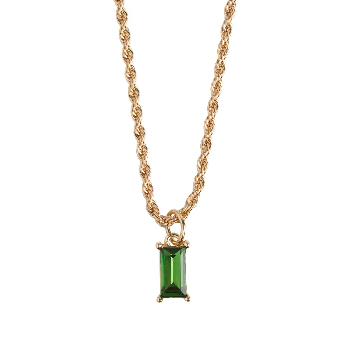 Emerald crystal with twisted chain | Timi of Sweden